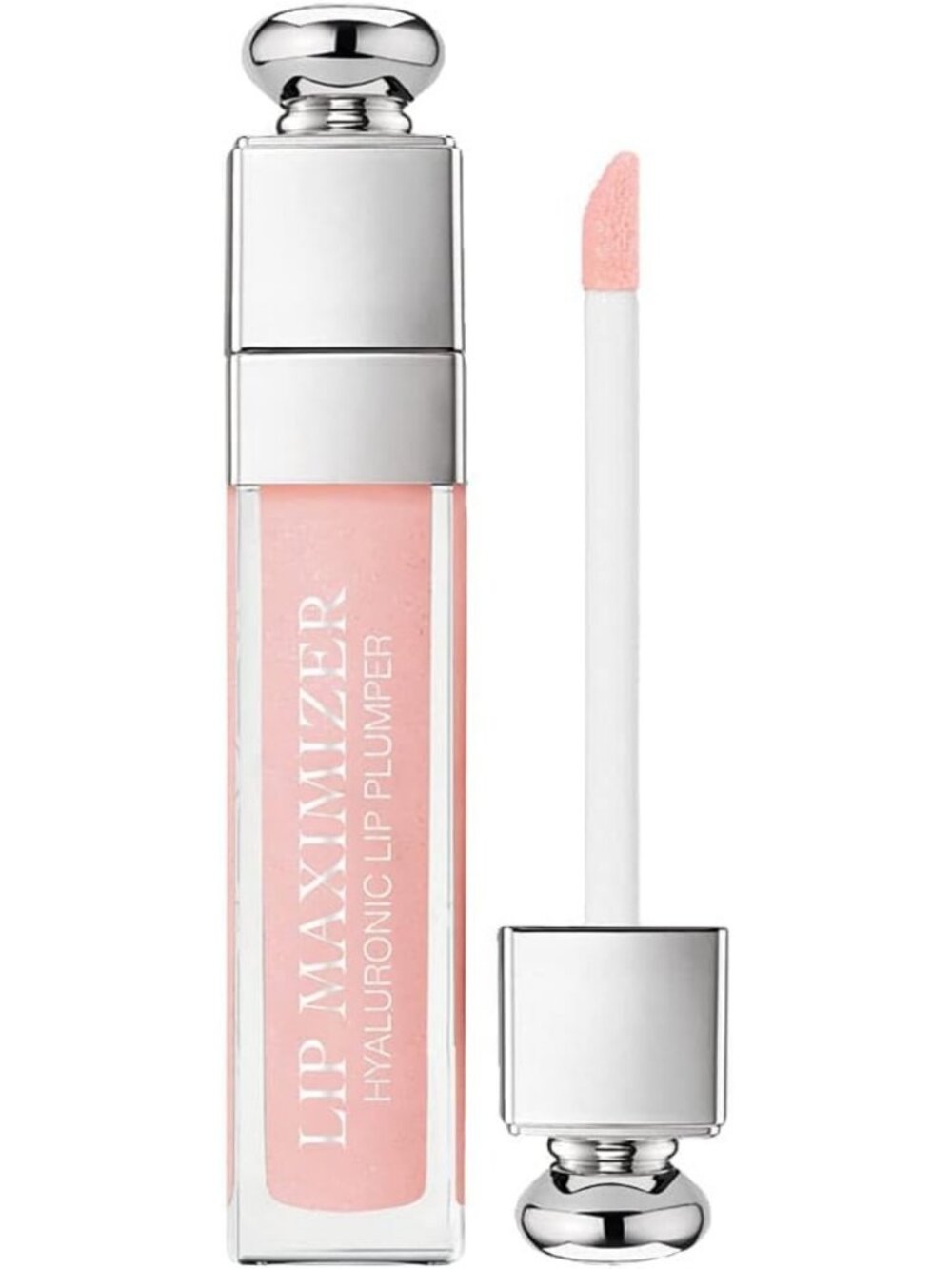 Lip Plumper Gloss - Hydrating Pink Shine, Volumizing Lip Treatment, Full Size